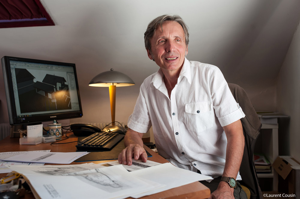 photo de l'architecte DPLG Alain PARDIGON, architecte dans les Bauges en Savoie